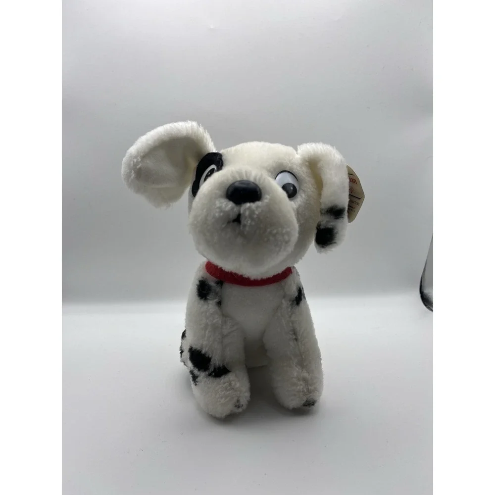 Vintage Disney 101 Dalmatians Pup Plush Red Collar Walt Disney Productions
